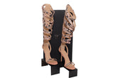 Giuseppe Zanotti JLO Peachy Nude Snake Skin Gladiator Heel
